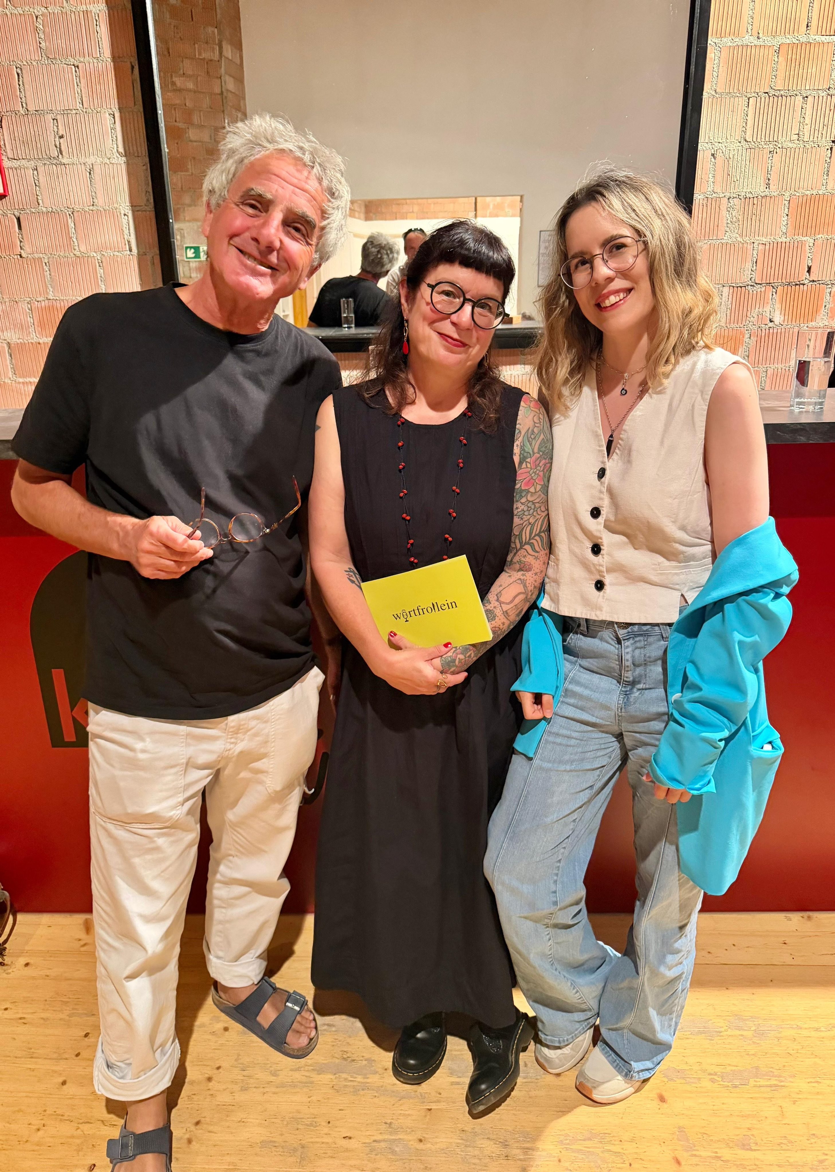 Amaris Emersleben, Andrea Wortmann and Kaspar Luescher